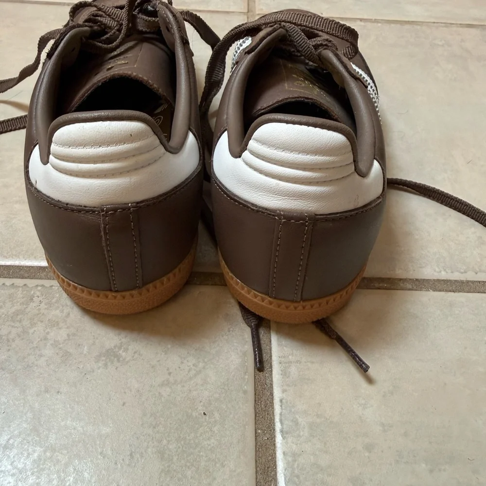 adidas Spezial Suede Sneaker in Brown and White - Picture 10 of 11
